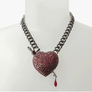 New Betsy Johnson Heart ❤️ Necklace